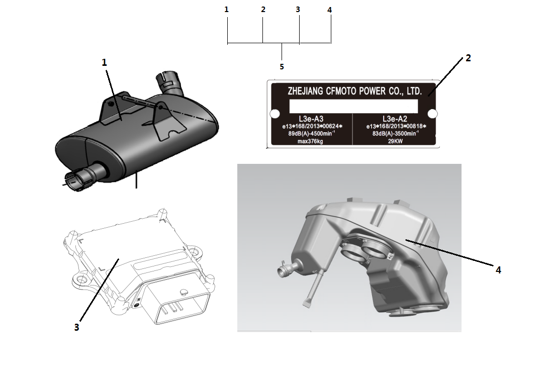 2020 CF MOTO CF650-8 EU4 A3 PARTS - F89 exploded diagram